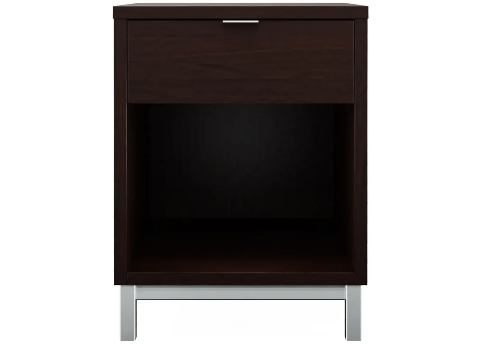 Solace Wild Walnut/Frost Nightstand