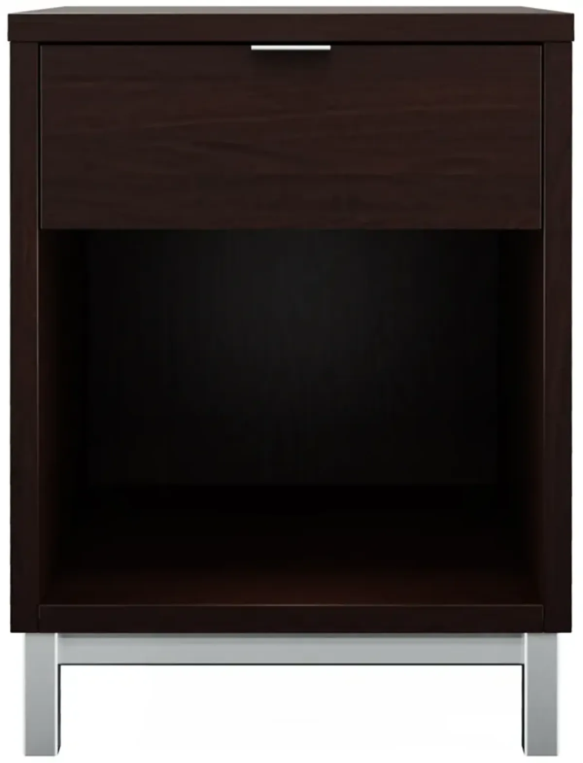 Solace Wild Walnut/Frost Nightstand