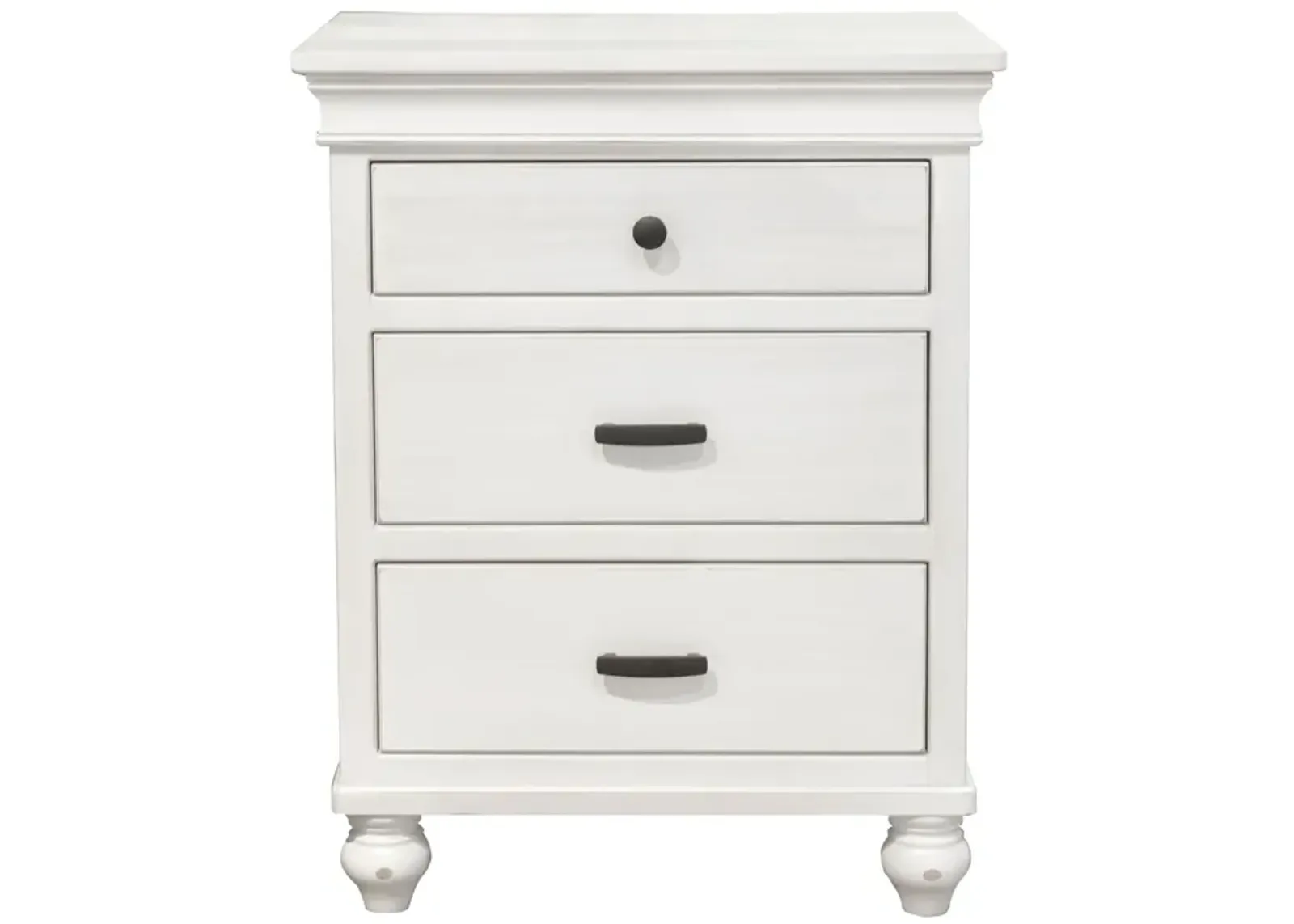 Cottage Pearl White Nightstand