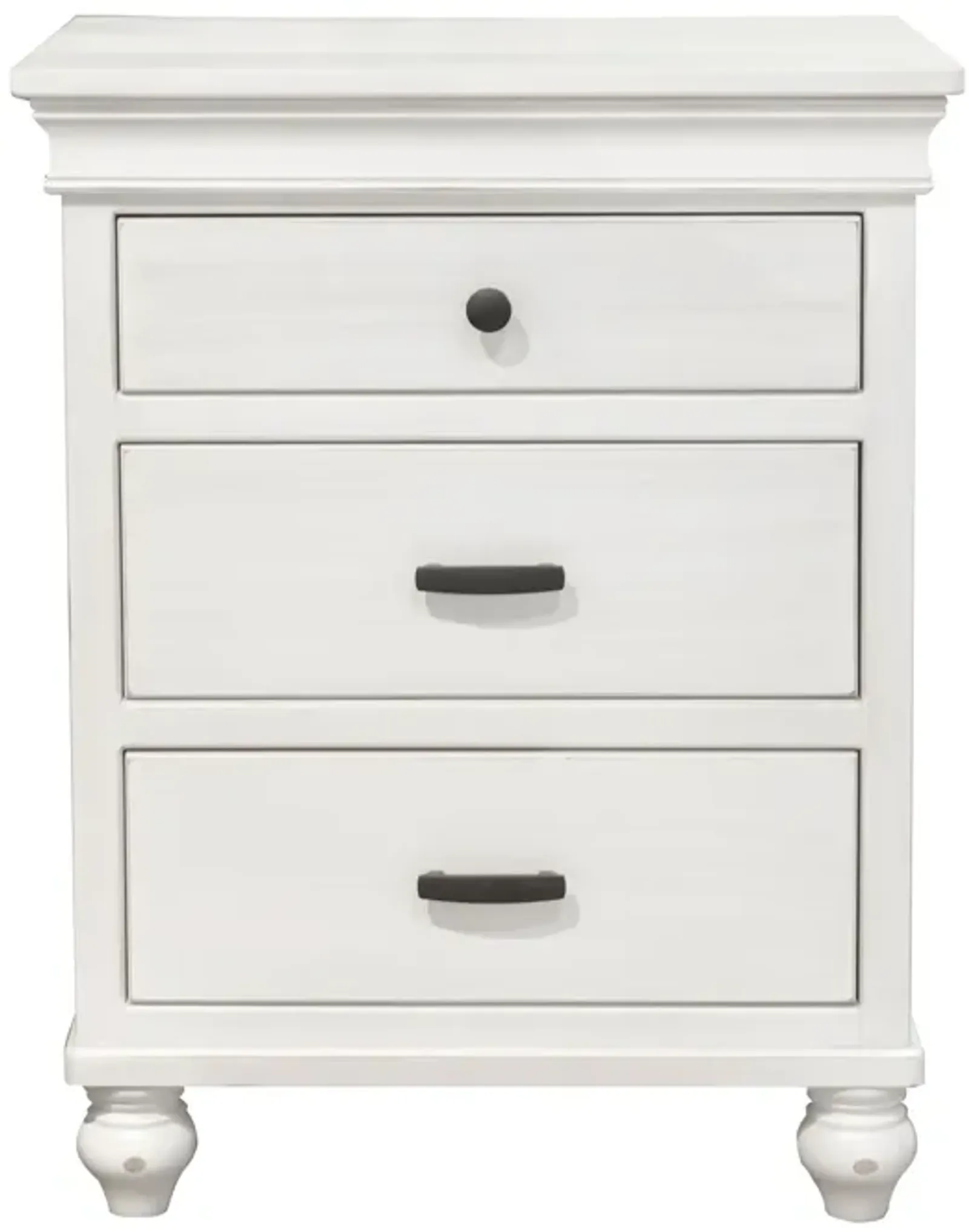 Cottage Pearl White Nightstand