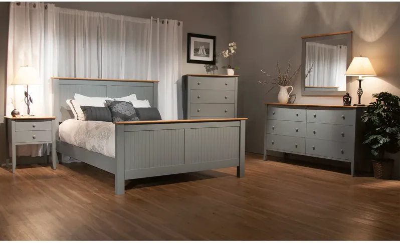 Coastal Grey 2 Drawer Nightstand