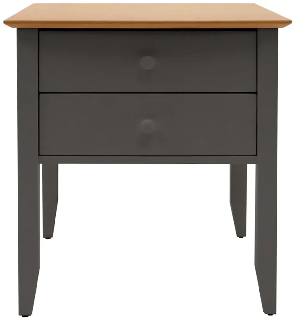 Coastal Grey 2 Drawer Nightstand