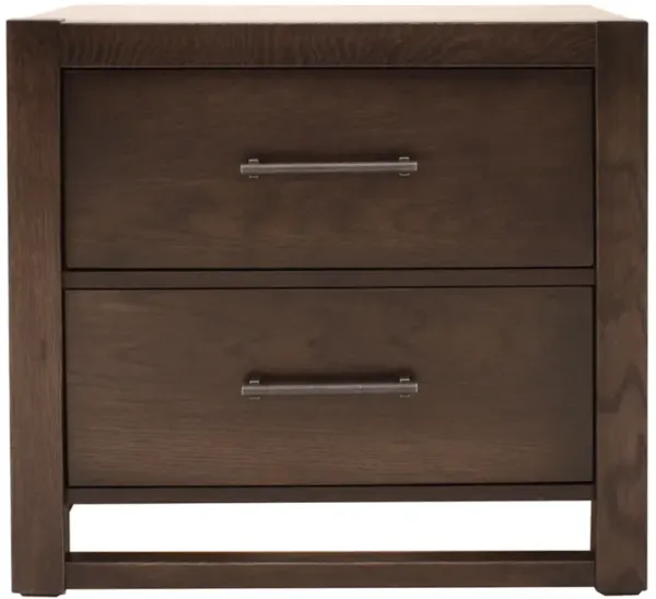 Lodge & Loft Dark Oak Nightstand