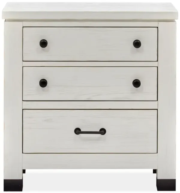 Harper Springs White Nightstand