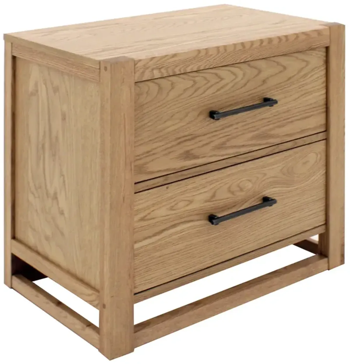 Lodge & Loft Blond Oak Nightstand