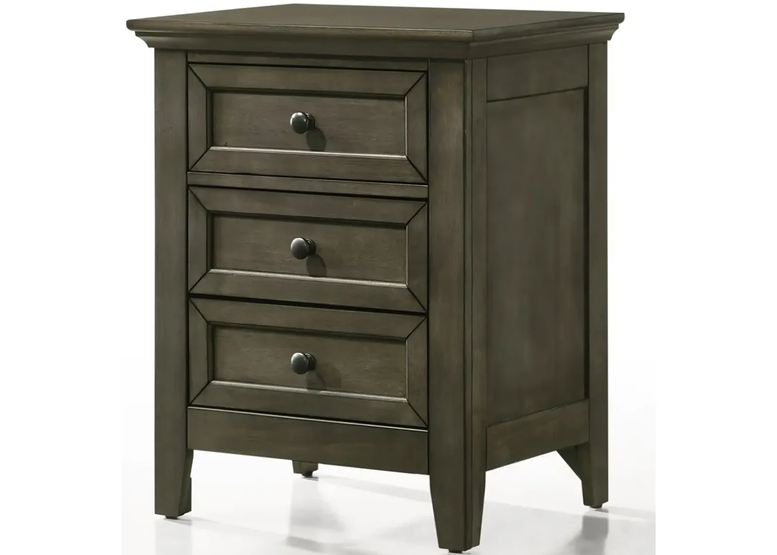 San Mateo Pewter Nightstand