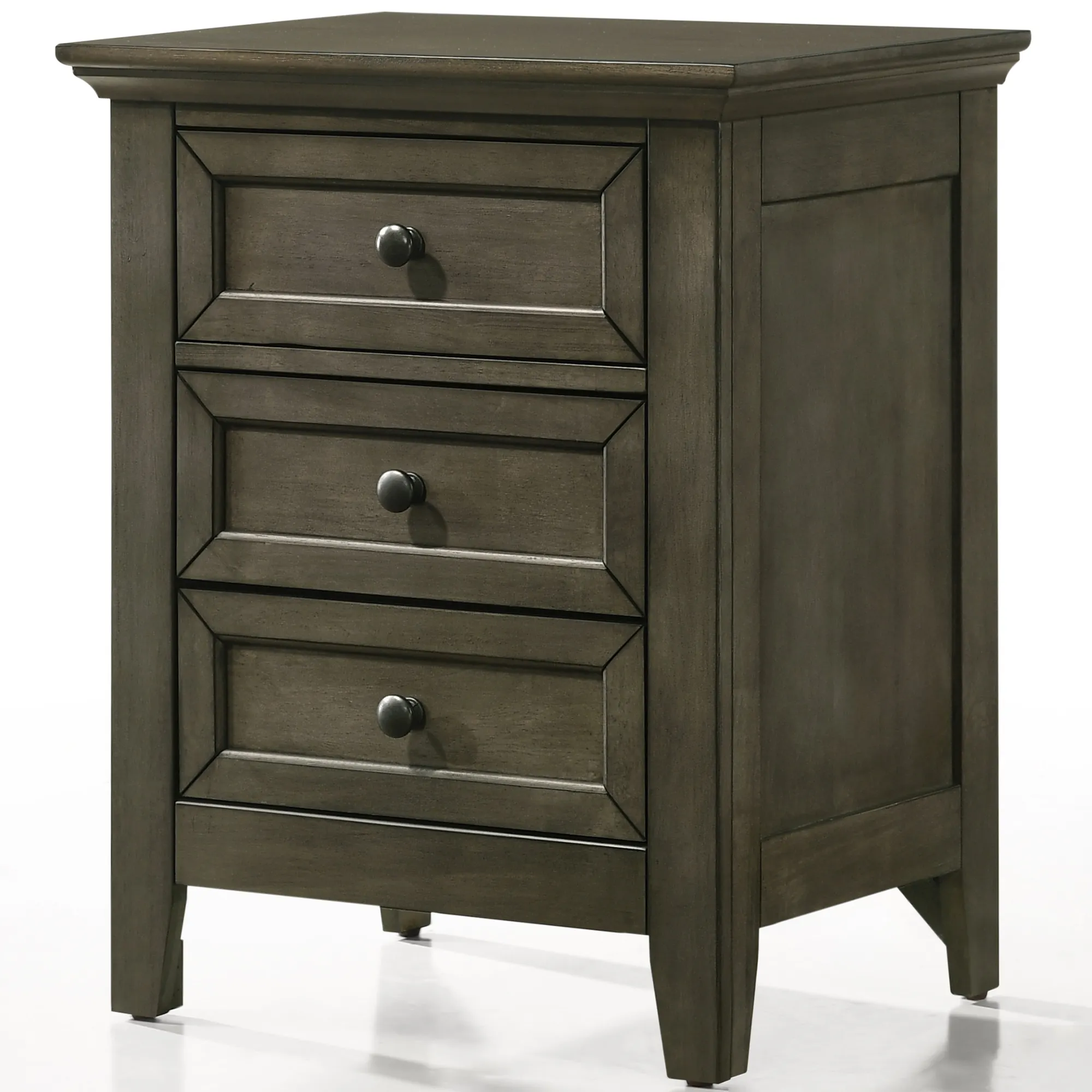 San Mateo Pewter Nightstand