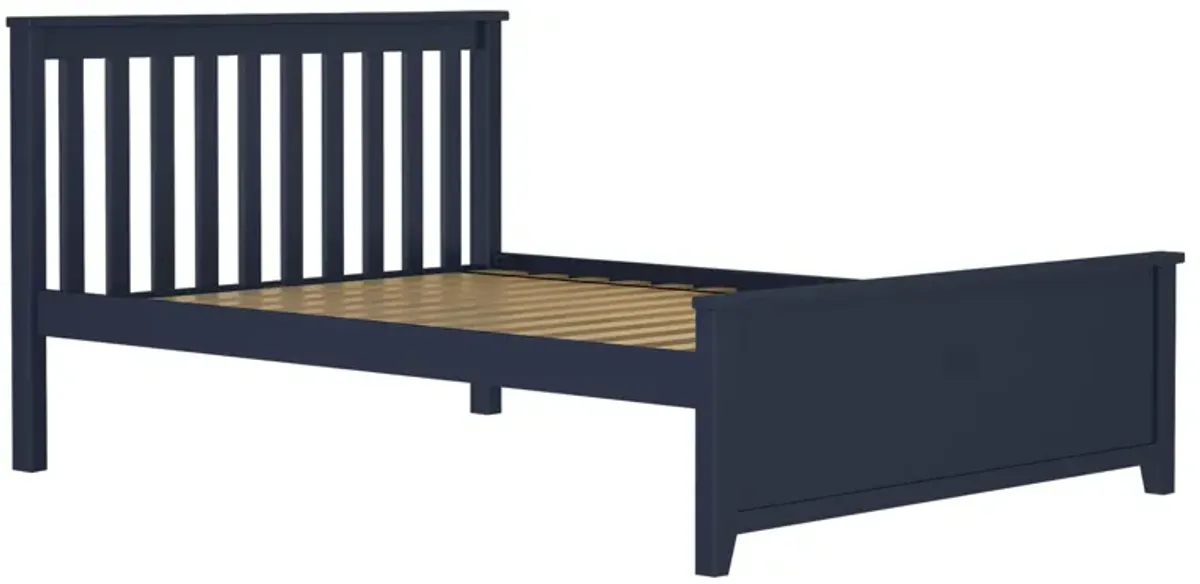 Maxtrix Cobalt Blue Full Panel Bed