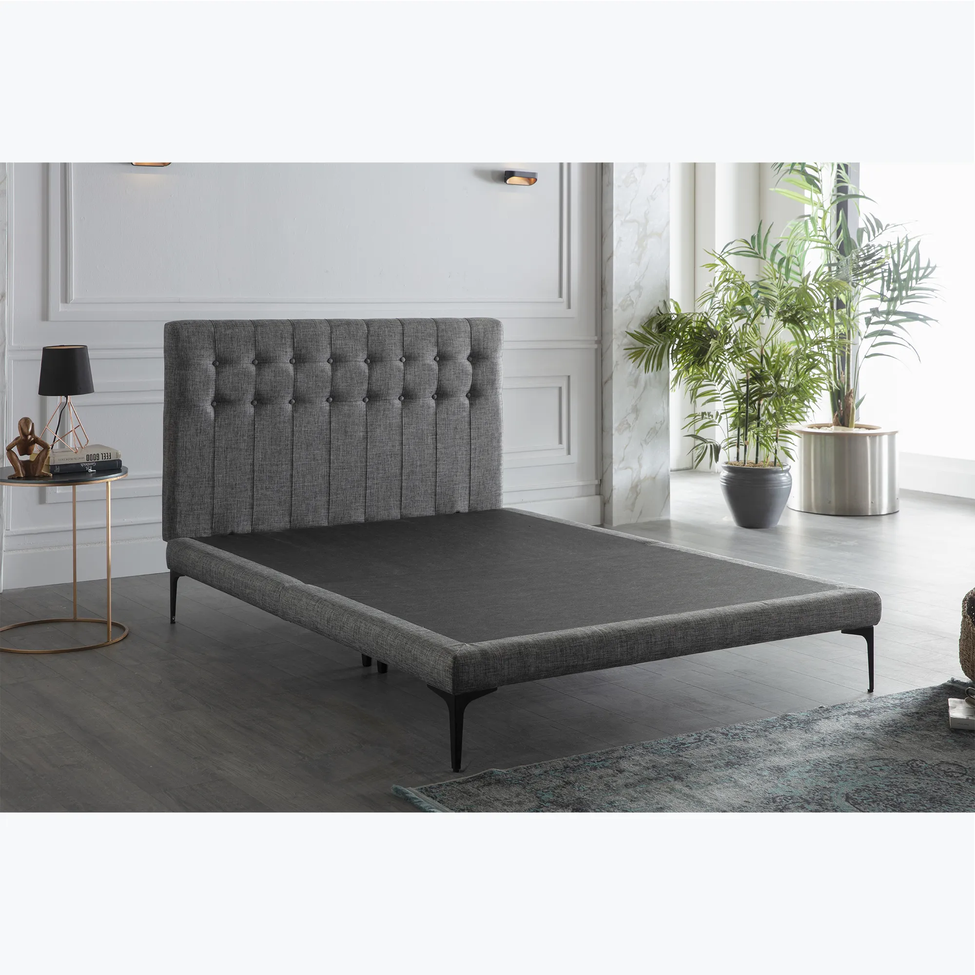 STRATTON DARK GRAY 70-STR-202288-7680 KING BED