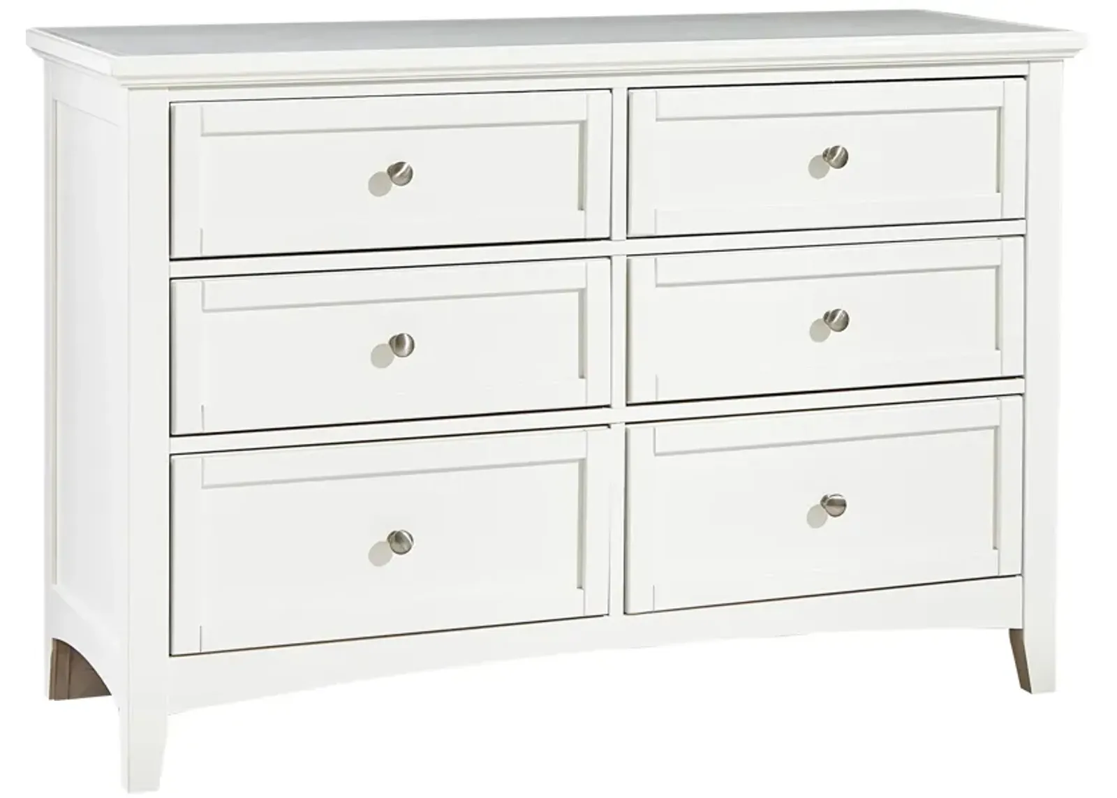 Bonanza White Youth Double Dresser