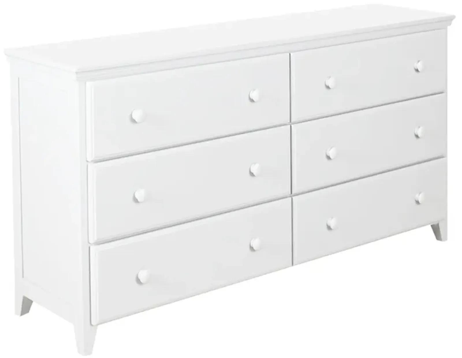 Snow Flake 6 Drawer Dresser