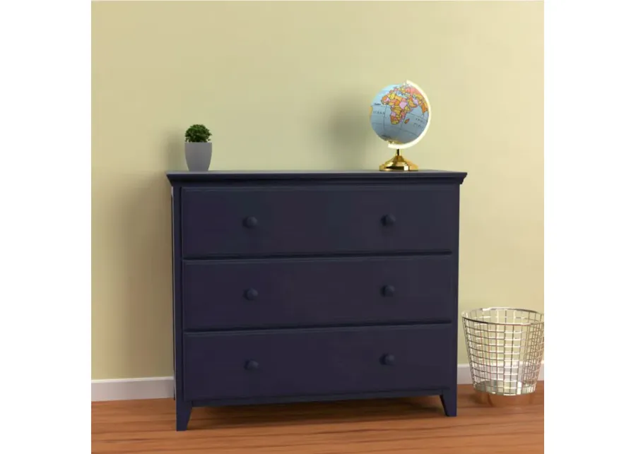 Maxtrix Cobalt Blue 3 Drawer Dresser