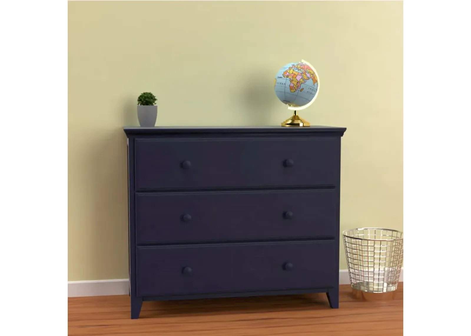 Maxtrix Cobalt Blue 3 Drawer Dresser