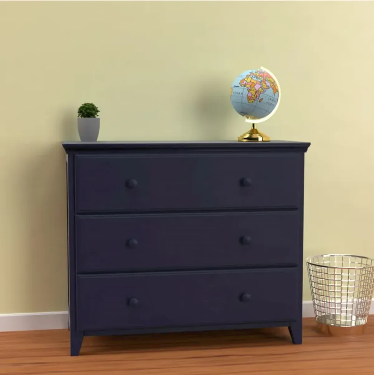 Maxtrix Cobalt Blue 3 Drawer Dresser