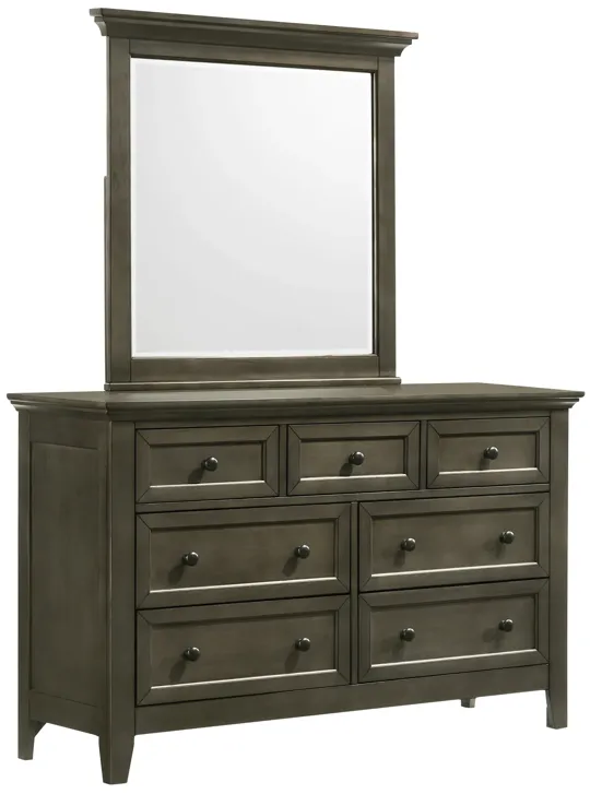 San Mateo Gray Youth Dresser