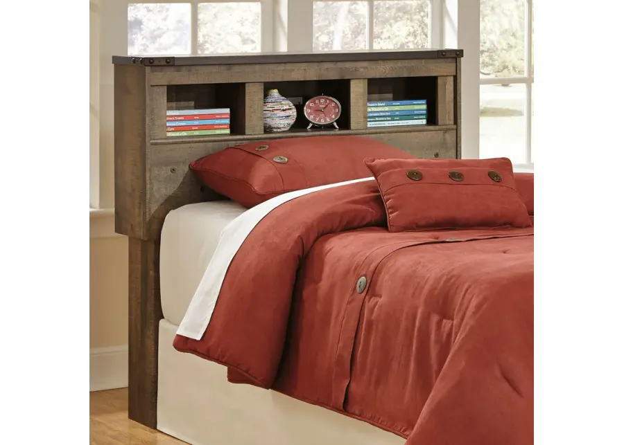 Trinell Youth Bedroom Bookcase Headboard