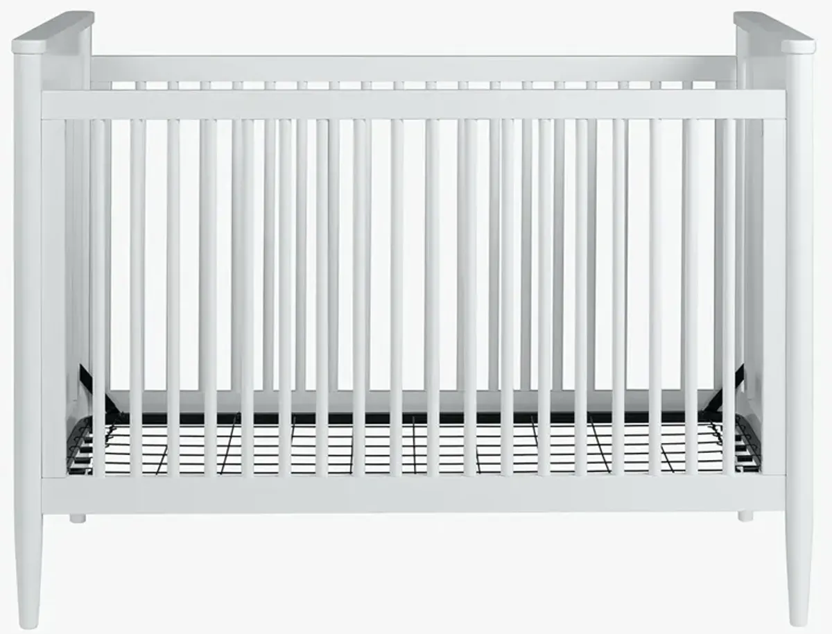 Modern Nursery White Crib