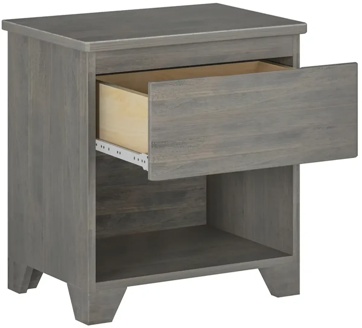 Rugged Driftwood Youth Nightstand