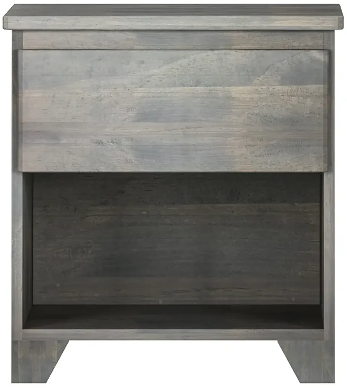 Rugged Driftwood Youth Nightstand