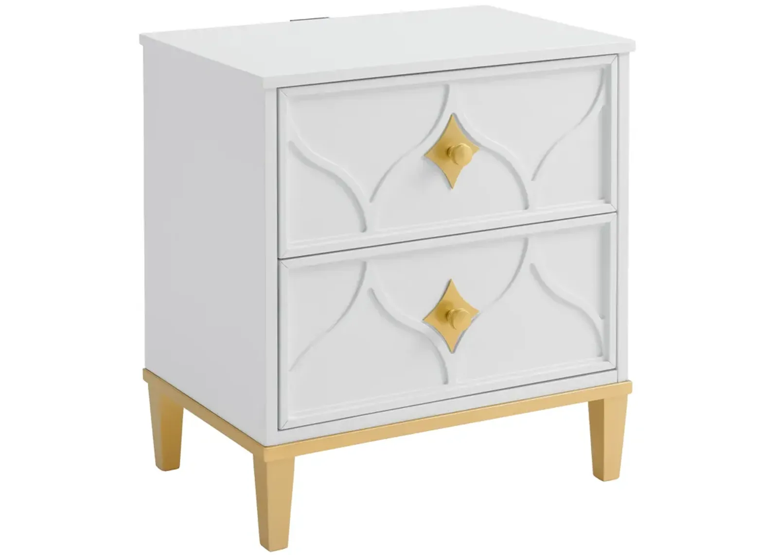 Emma White Youth Nightstand