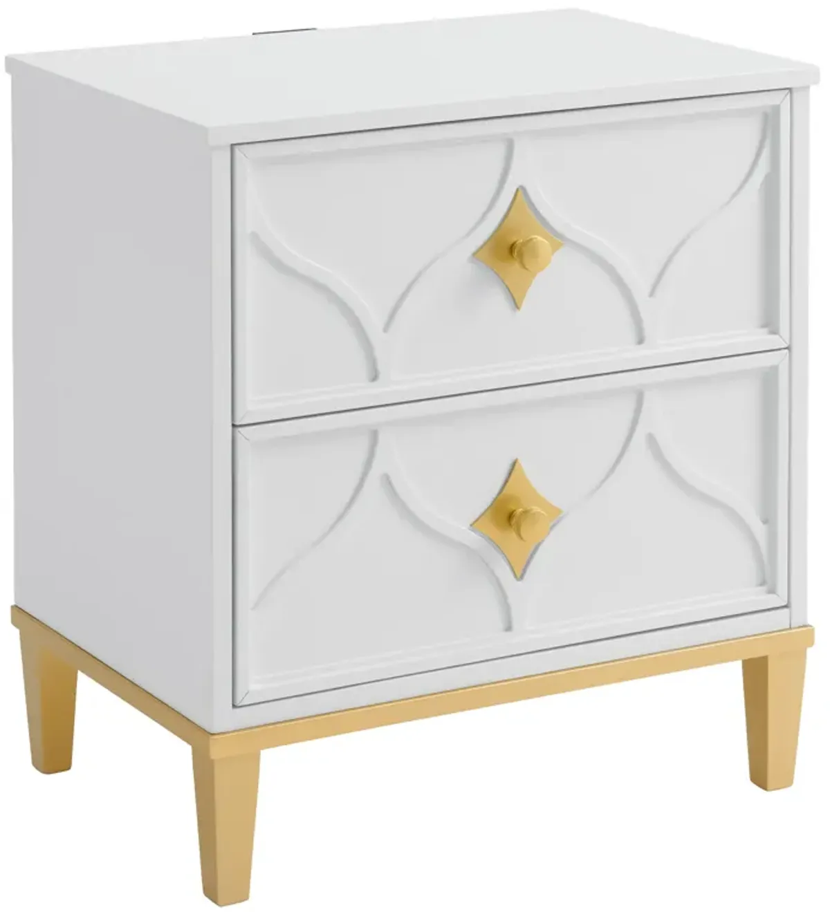 Emma White Youth Nightstand