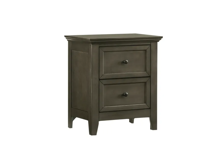 San Mateo Gray Youth Nightstand