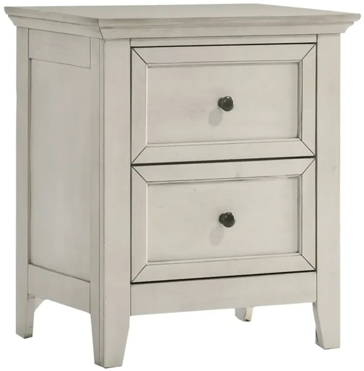 San Mateo White Youth Nightstand