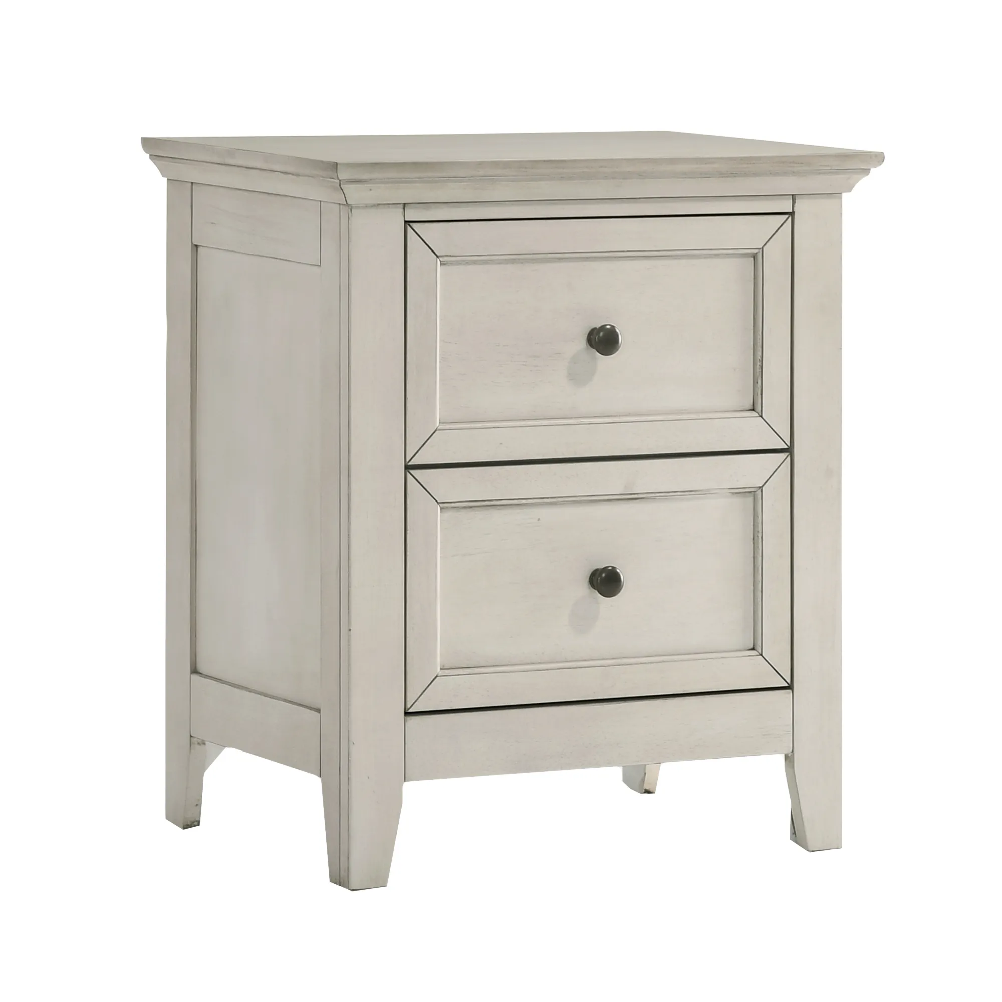 San Mateo White Youth Nightstand