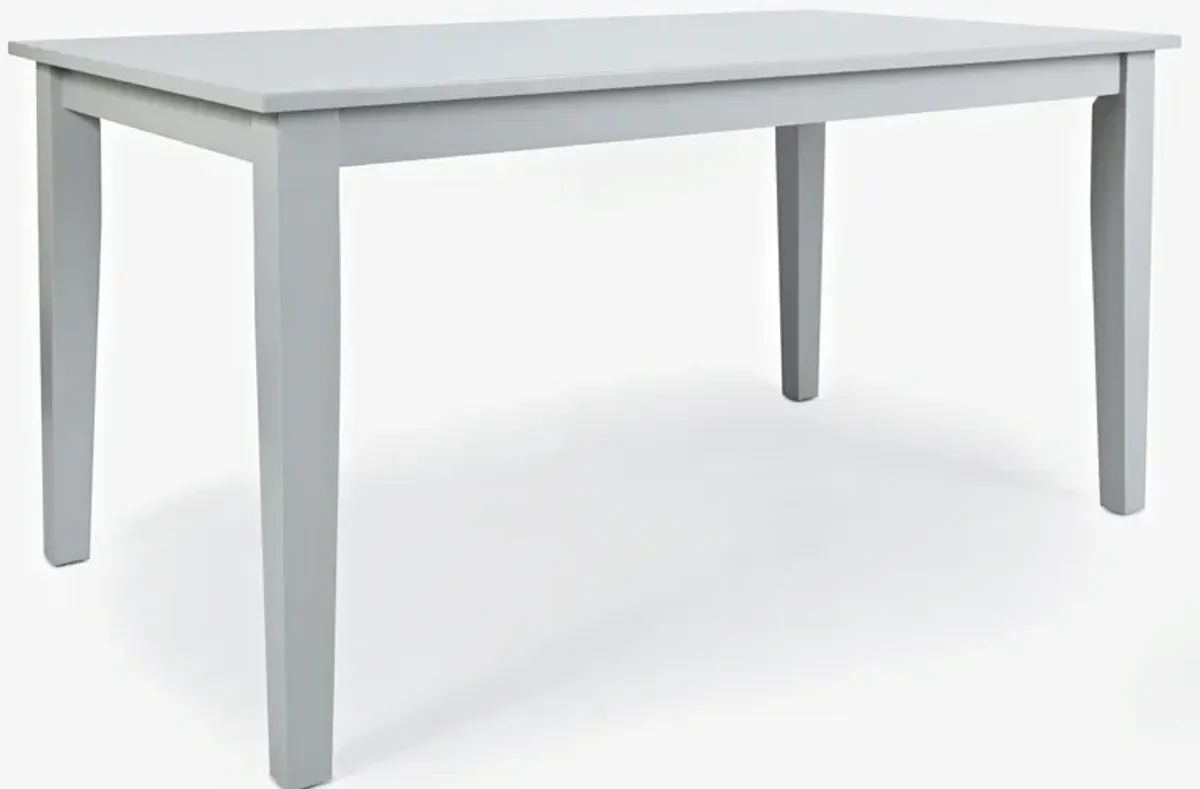 Simplicity Dove Grey Rectangular Table