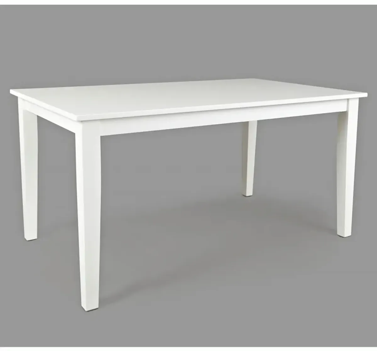 Simplicity Paperwhite Rectangular Table