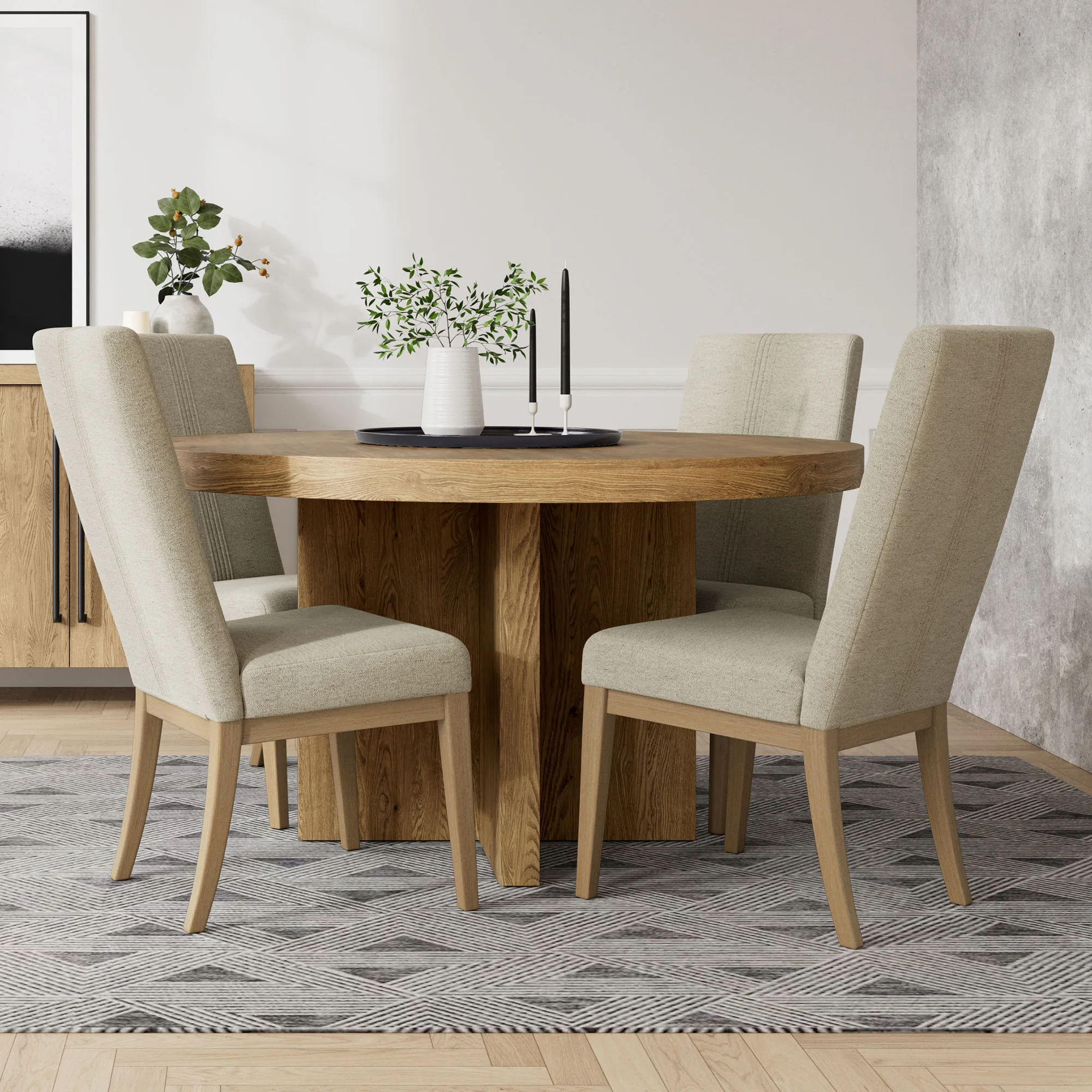 Davie Round Dining Table