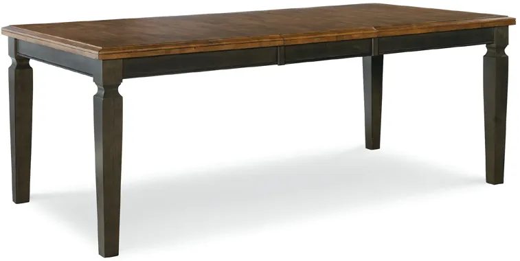 Vista Hickory/Coal Extension Dining Table