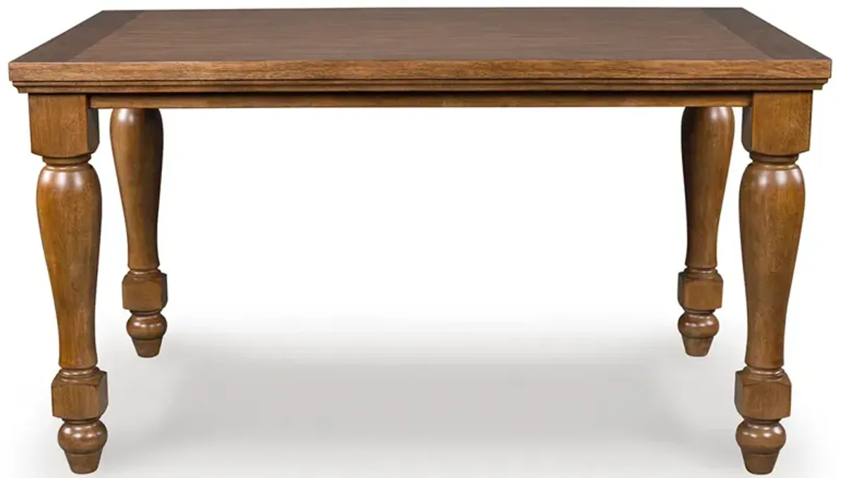 Country Manor Rectangular Counter Height Table