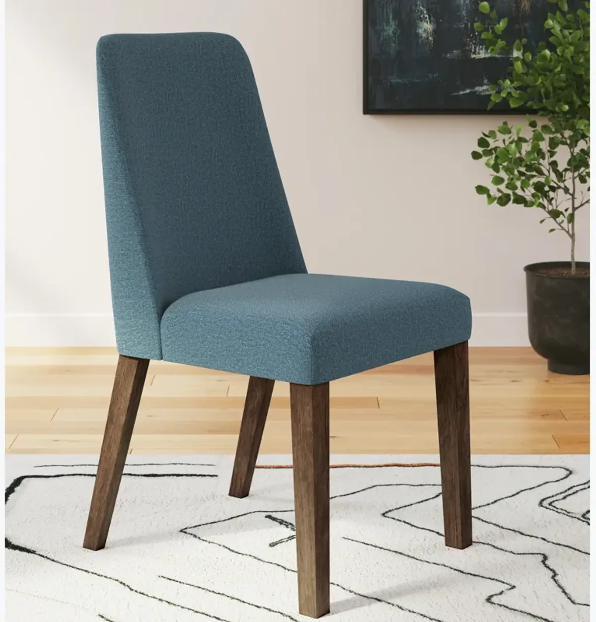 Lyncott Blue Dining Chair