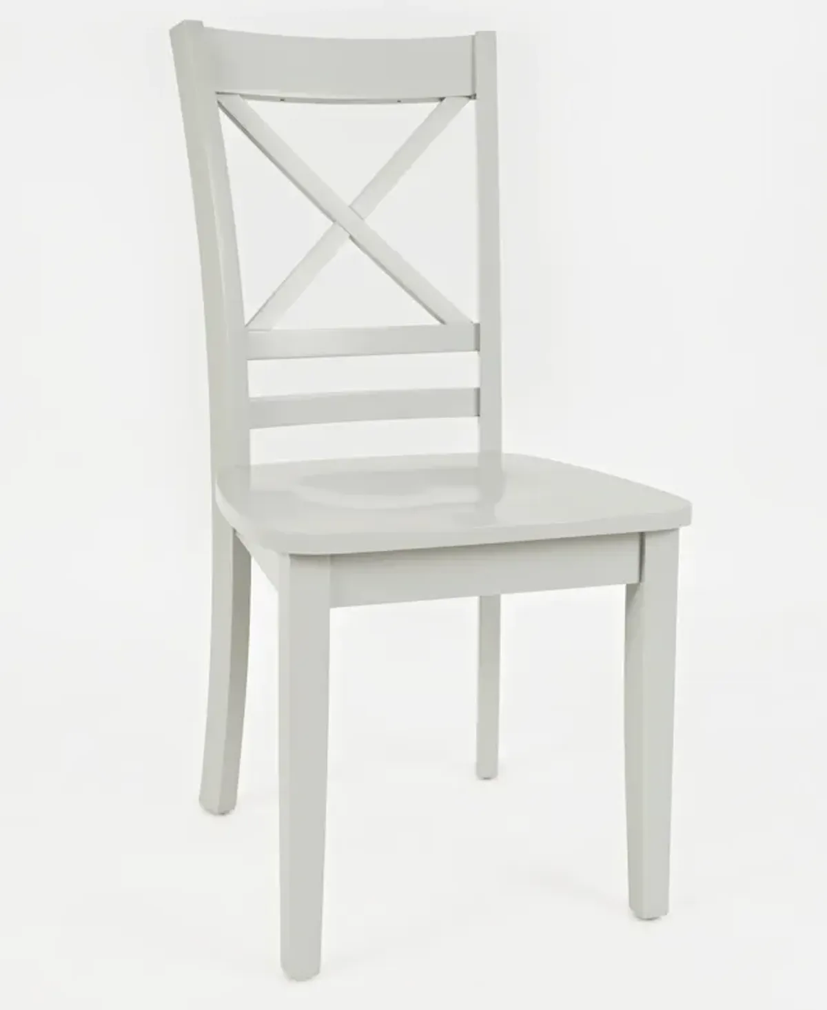 Simplicity Dove Grey X-Back Side Chair