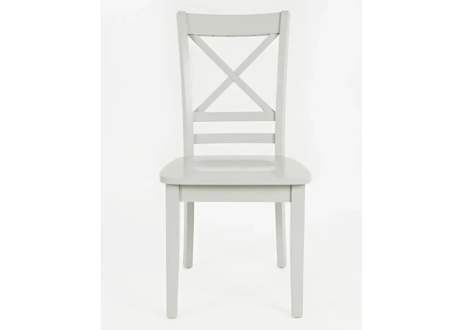 Simplicity Dove Grey X-Back Side Chair