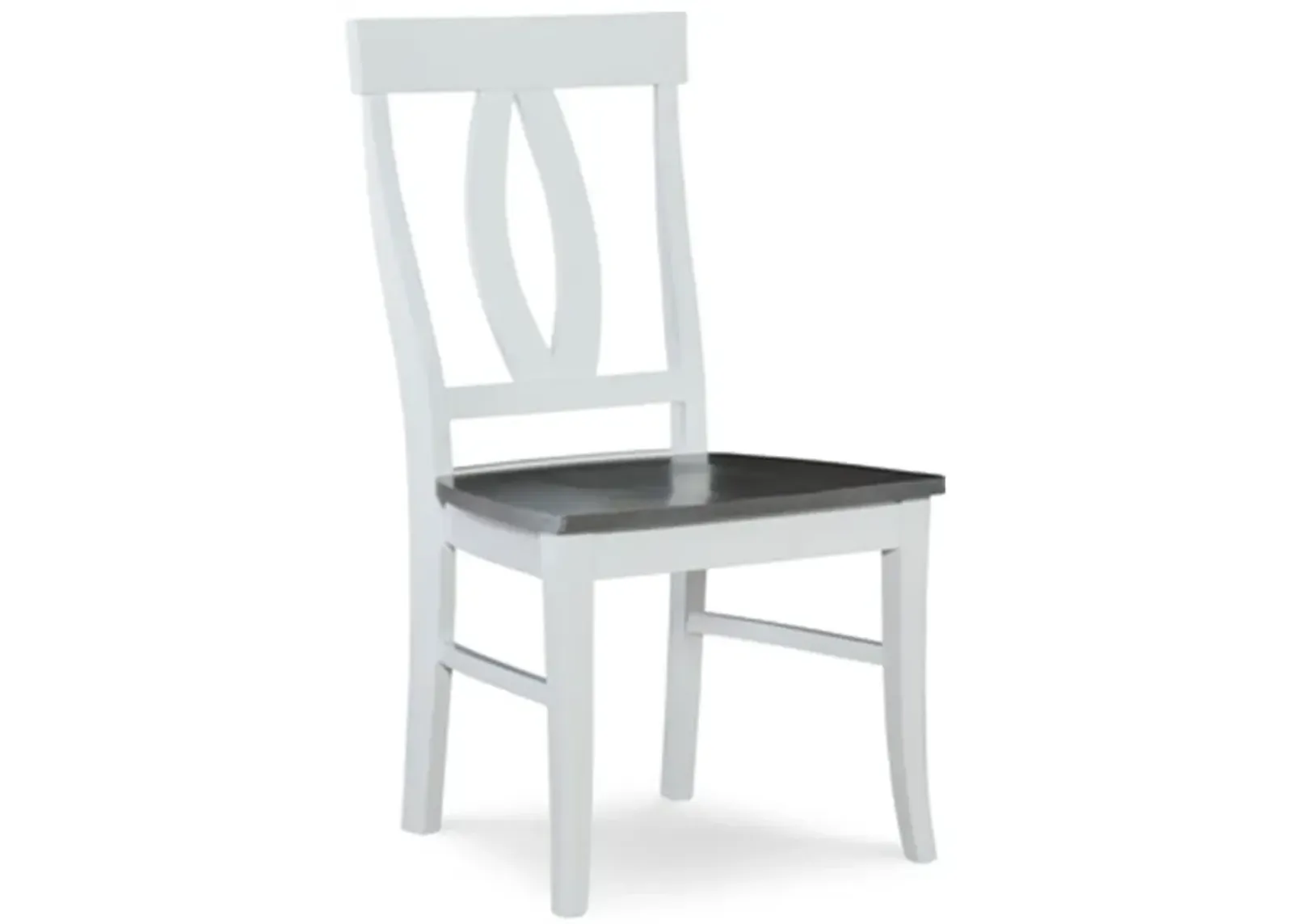 Cosmopolitan Heather Gray/White Verona Side Chair