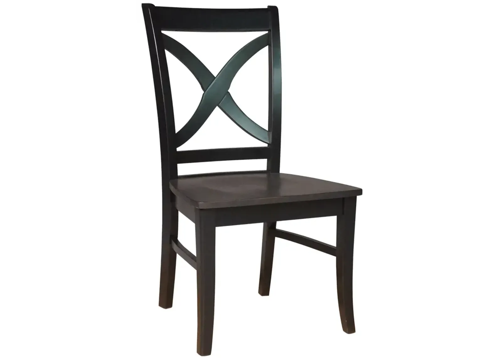 Cosmopolitan Coal/Black Dining Room Salerno Side Chair