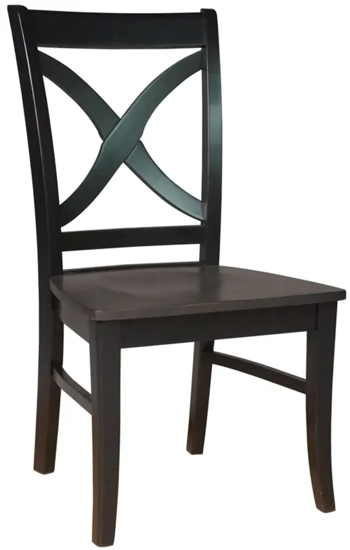 Cosmopolitan Coal/Black Dining Room Salerno Side Chair