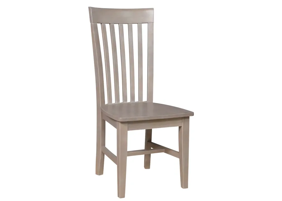 Cosmopolitan Weathered Grey Dining Room Mission Side Chair