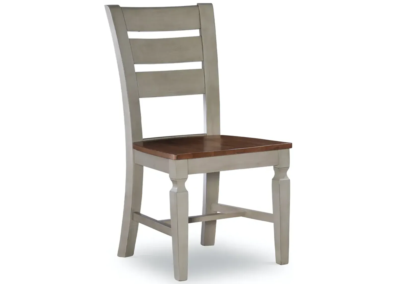 Vista Hickory/Stone Ladderback Side Chair