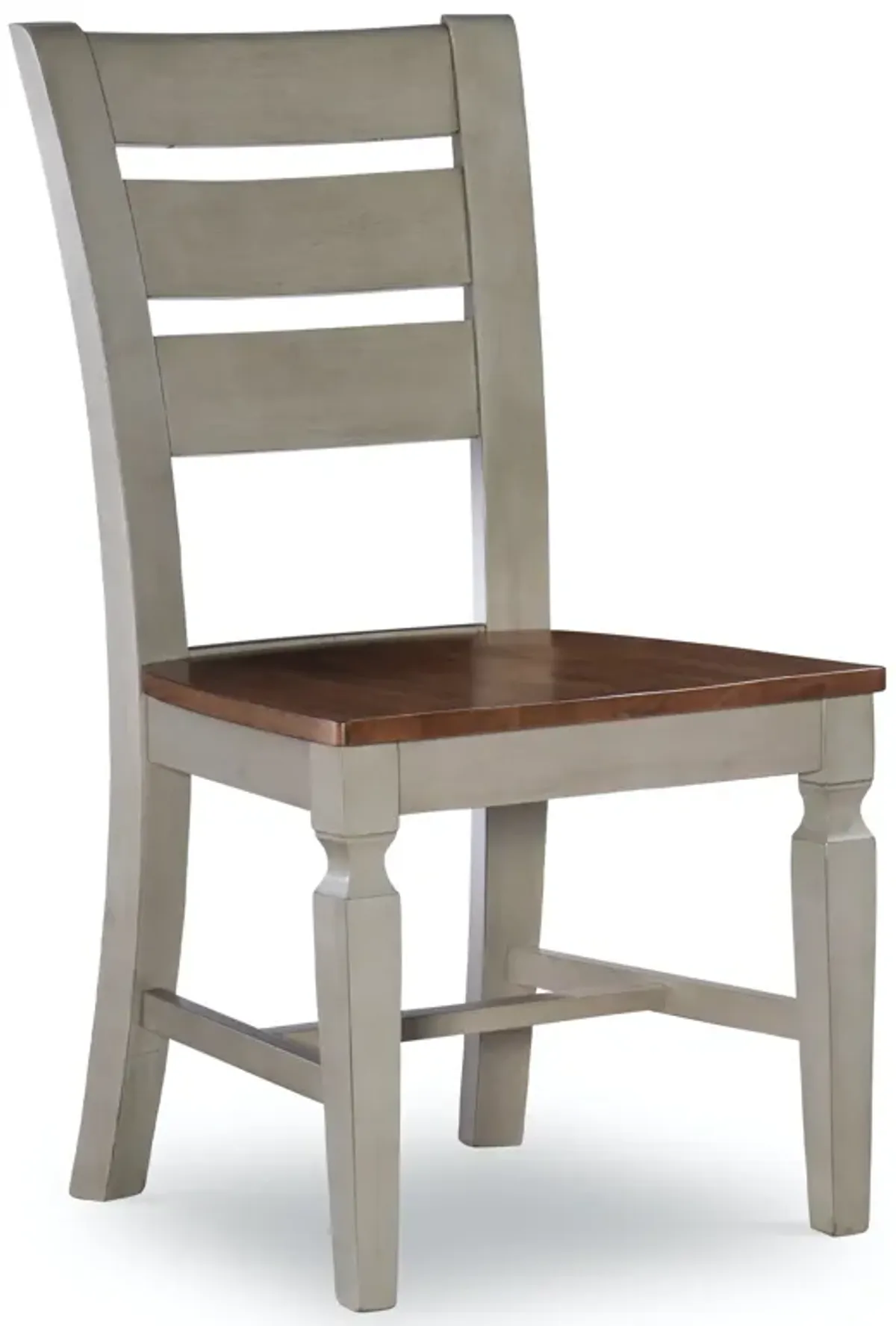 Vista Hickory/Stone Ladderback Side Chair