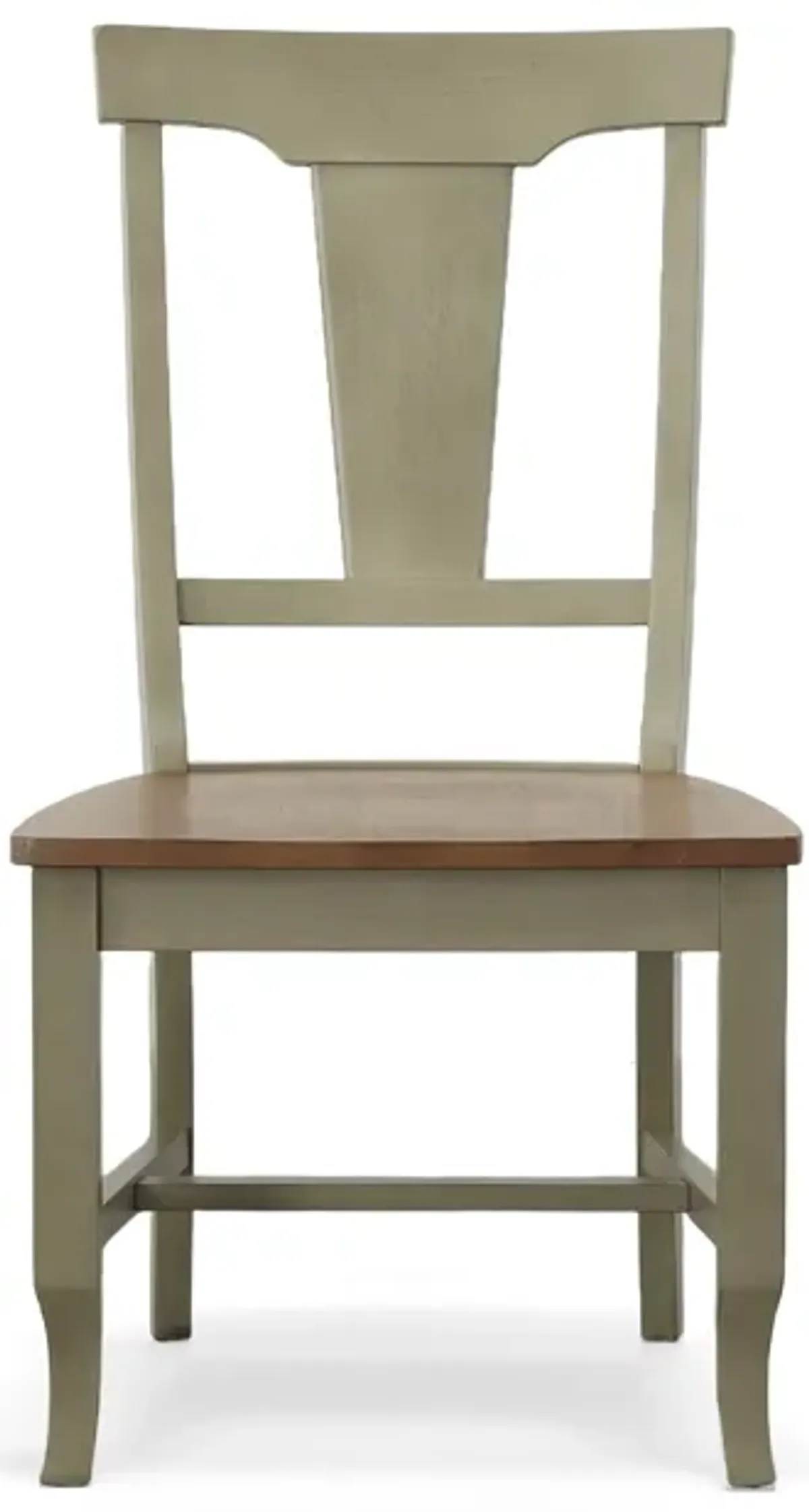 Vista Hickory/Stone Panelback Side Chair