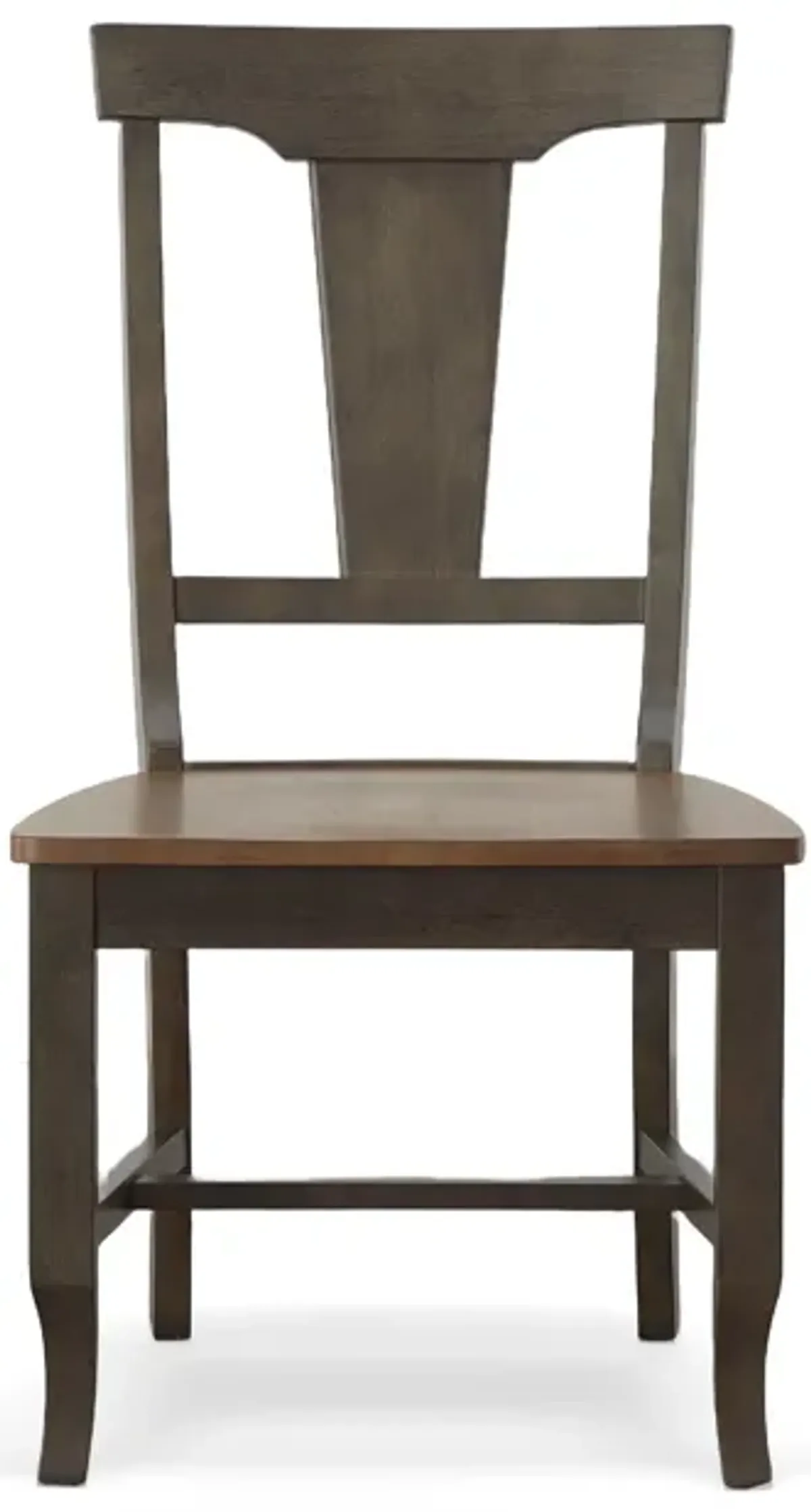 Vista Hickory/Coal Panelback Side Chair