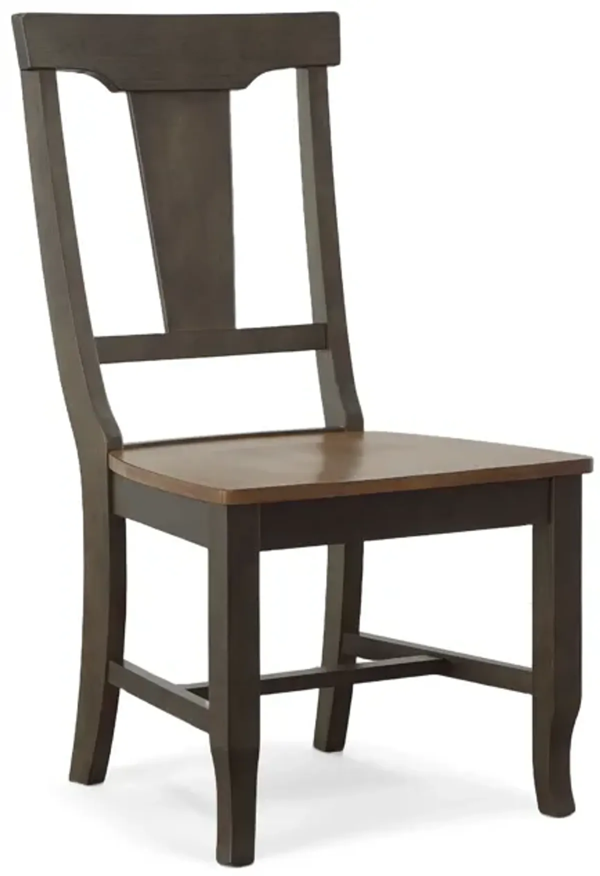 Vista Hickory/Coal Panelback Side Chair