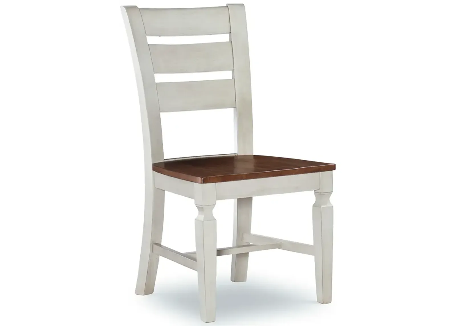 Vista Hickory/Shell Ladderback Side Chair