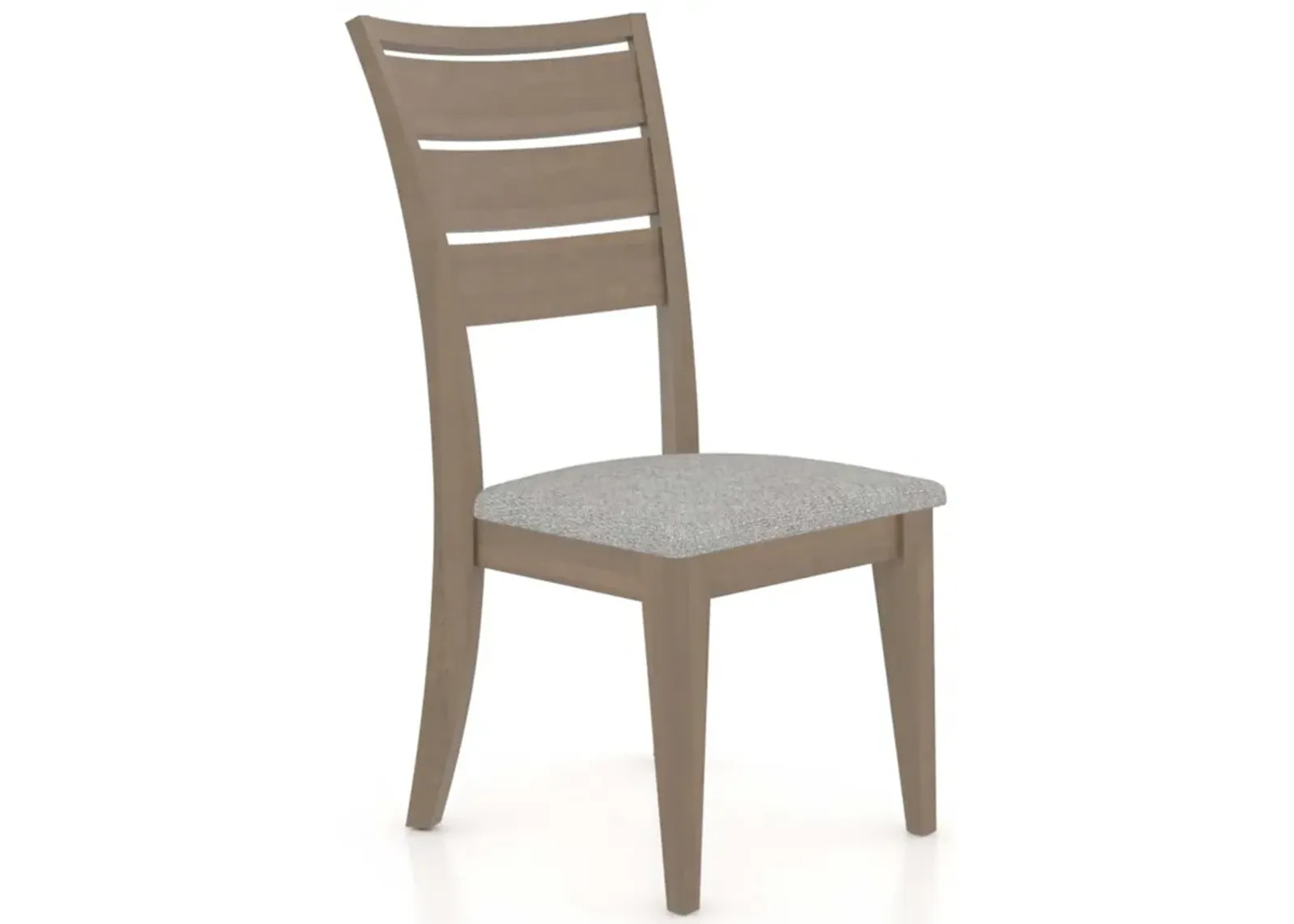 Bon Appetit by Canadel Weathered Grey Upholstered Seat Side Chair