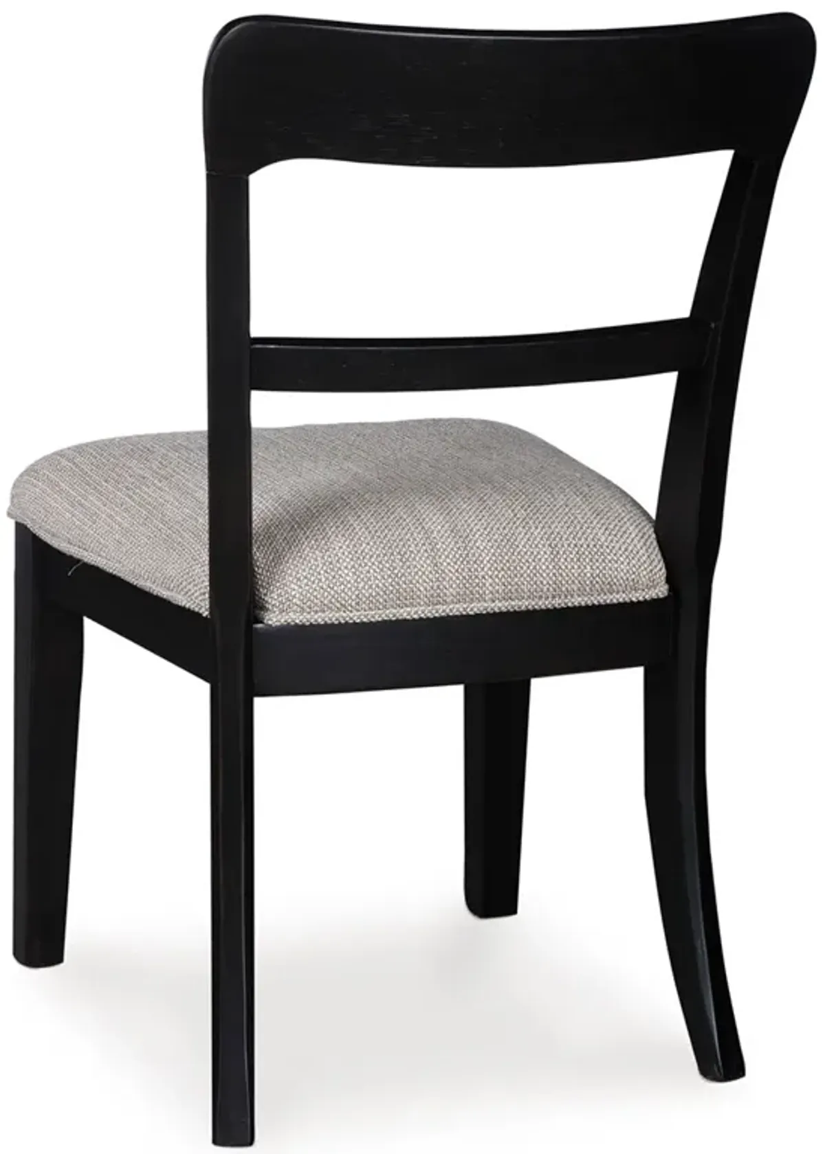 Country Manor Black Upholstered Bistro Chair