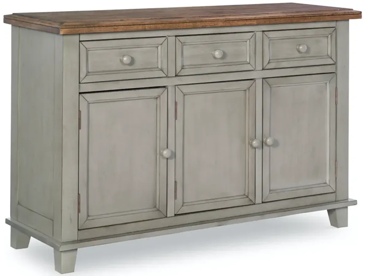 Vista Hickory/Stone Buffet