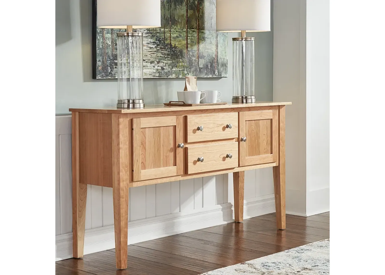 Amish Natural Cherry Dining Room Sideboard